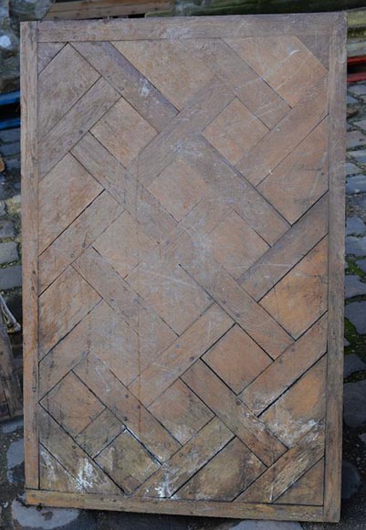 Lot de parquet Versailles et Chantilly, environ 21 mètres carrés,  en chêne du XVIIIe siècle Lot de parquet Versailles et Chantilly, environ 21 mètres carrés,  en chêne du XVIIIe siècle-20