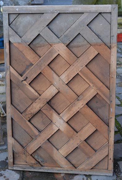 Lot de parquet Versailles et Chantilly, environ 21 mètres carrés,  en chêne du XVIIIe siècle Lot de parquet Versailles et Chantilly, environ 21 mètres carrés,  en chêne du XVIIIe siècle-21