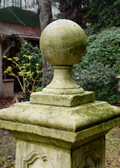 Importante fontaine d’extérieur en pierre moderne Importante fontaine d’extérieur en pierre moderne-4