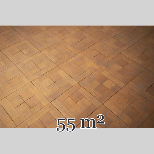 Lot de 55 m2 de parquet ancien en chêne