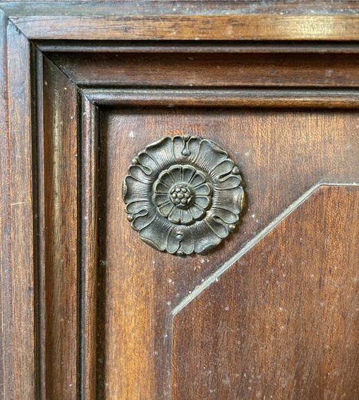 Ensemble de pièces de boiserie et bibliothèque de style Empire en acajou et bronze Ensemble de pièces de boiserie et bibliothèque de style Empire en acajou et bronze-5