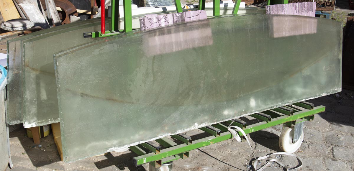 Plateaux de console en verre de Saint Gobain 1930 Plateaux de console en verre de Saint Gobain 1930-0