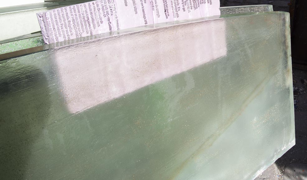 Plateaux de console en verre de Saint Gobain 1930 Plateaux de console en verre de Saint Gobain 1930-5