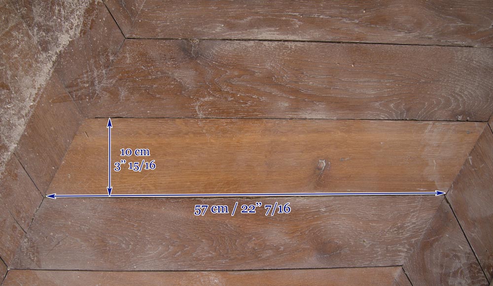 Lot de 18 m2 de parquet ancien Point de Hongrie en chêne Lot de 18 m2 de parquet ancien Point de Hongrie en chêne-6