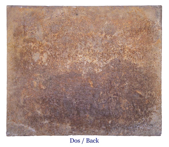 Plaque de cheminée du XVIIIe siècle à décor d'une chinoiserie Plaque de cheminée du XVIIIe siècle à décor d'une chinoiserie-10