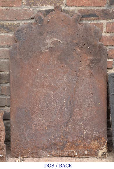 Plaque de cheminée Néo-Renaissance figurant Neptune, XIXe siècle Plaque de cheminée Néo-Renaissance figurant Neptune, XIXe siècle-7