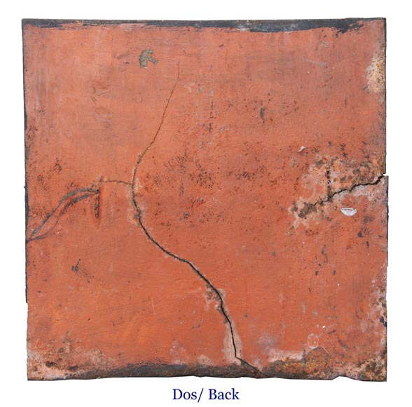 Plaque de cheminée ancienne de style Empire Plaque de cheminée ancienne de style Empire-4