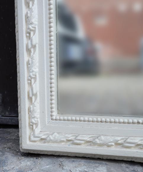 Trumeau ancien de style Louis XVI au fronton orné d'un oiseau Trumeau ancien de style Louis XVI au fronton orné d'un oiseau-6