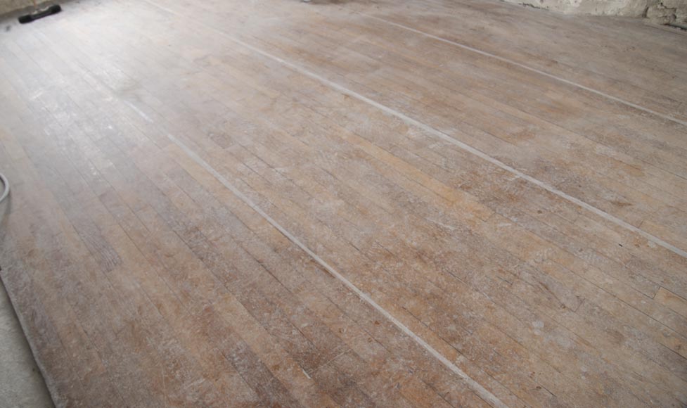 Lot de 25 m2 de parquet ancien en chêne Lot de 25 m2 de parquet ancien en chêne-0