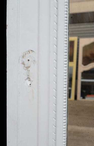 Trumeau ancien peint orné d'une huile sur toile représentant une scène galante Trumeau ancien peint orné d'une huile sur toile représentant une scène galante-6