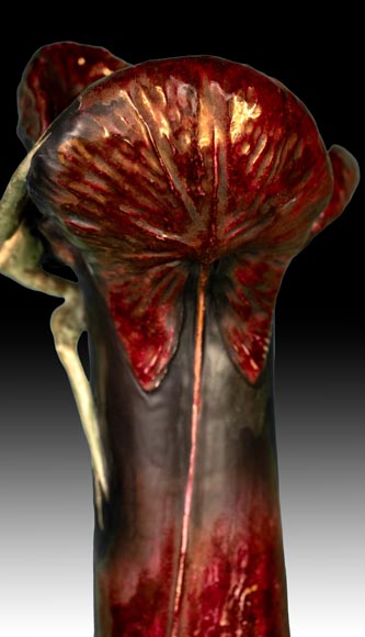 Eduard Stellmacher pour Amphora, Vase à la grenouille, vers 1900 Eduard Stellmacher pour Amphora, Vase à la grenouille, vers 1900-3