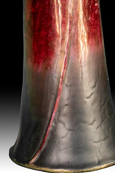 Eduard Stellmacher pour Amphora, Vase à la grenouille, vers 1900 Eduard Stellmacher pour Amphora, Vase à la grenouille, vers 1900-5