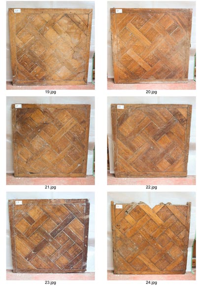 Lot de 25 m2 de parquet Versailles du XVIIIe siècle en chêne Lot de 25 m2 de parquet Versailles du XVIIIe siècle en chêne-14