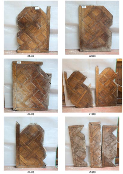 Lot de 25 m2 de parquet Versailles du XVIIIe siècle en chêne Lot de 25 m2 de parquet Versailles du XVIIIe siècle en chêne-16