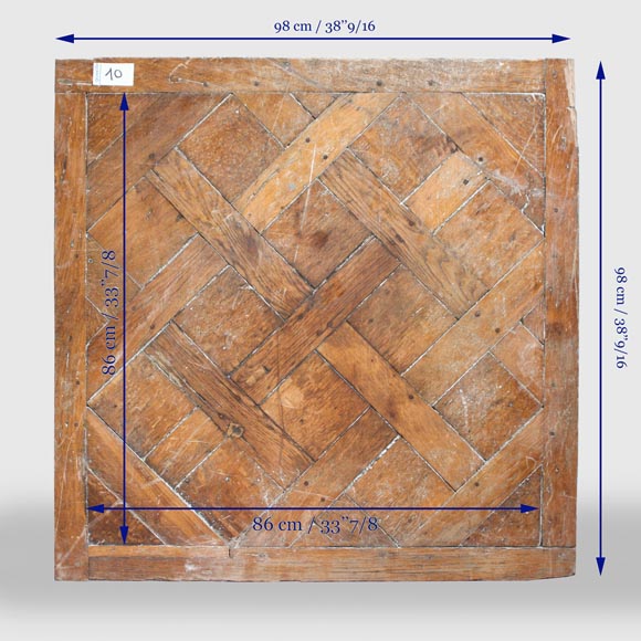 Lot de 25 m2 de parquet Versailles du XVIIIe siècle en chêne Lot de 25 m2 de parquet Versailles du XVIIIe siècle en chêne-17