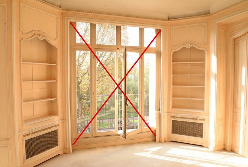 Deux pièces de boiseries de style Louis XV, fin du XIXe siècle Deux pièces de boiseries de style Louis XV, fin du XIXe siècle-4