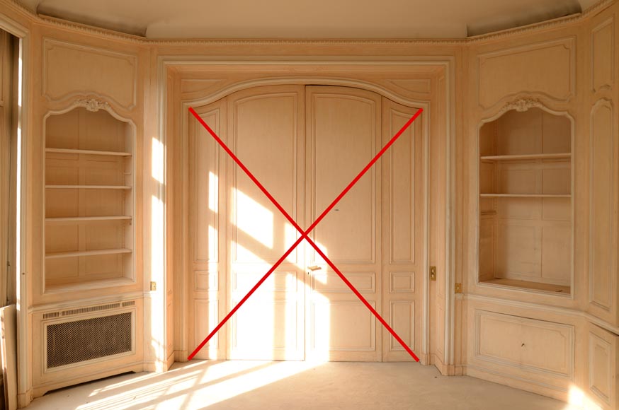 Deux pièces de boiseries de style Louis XV, fin du XIXe siècle Deux pièces de boiseries de style Louis XV, fin du XIXe siècle-5