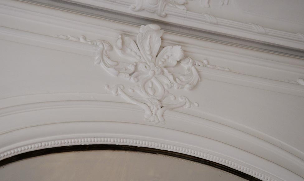 Trumeau ancien peint de style Louis XV Trumeau ancien peint de style Louis XV-2