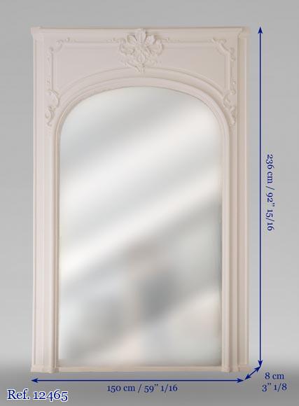 Trumeau ancien peint de style Louis XV Trumeau ancien peint de style Louis XV-5