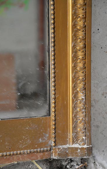 Trumeau ancien de style Louis XVI peinture dorée Trumeau ancien de style Louis XVI peinture dorée-4