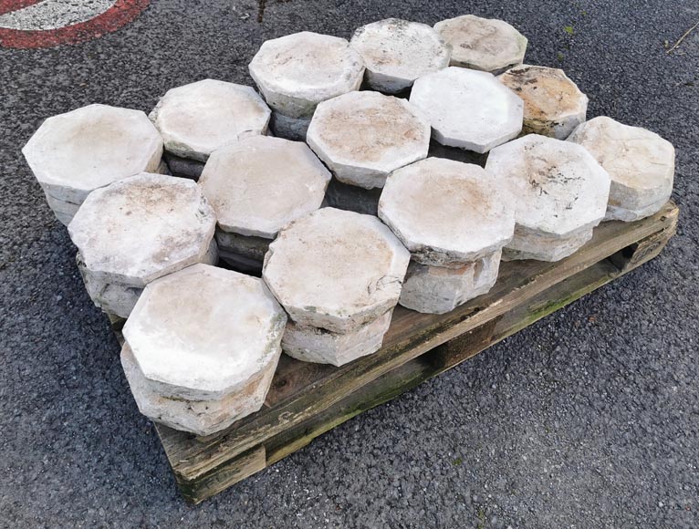 Lot de sol à cabochon en pierre marbrière épaisse, environ 7,5 m² Lot de sol à cabochon en pierre marbrière épaisse, environ 7,5 m²-6