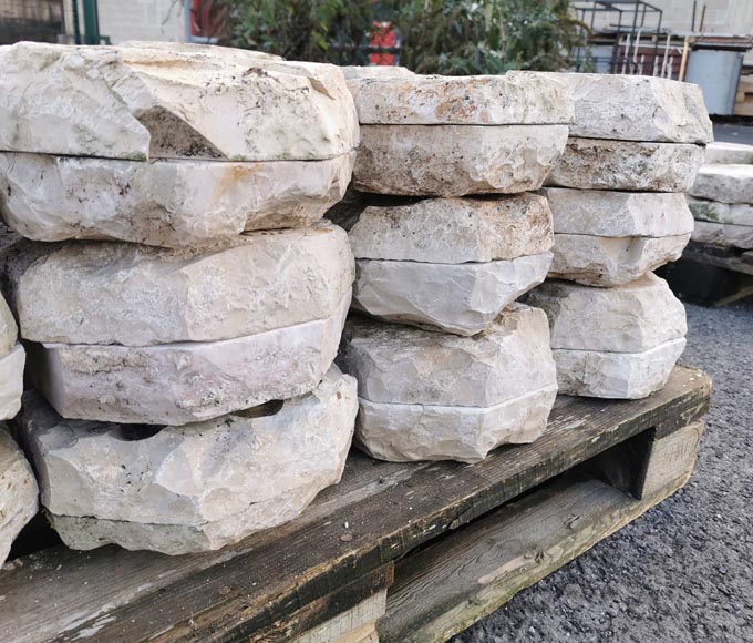 Lot de sol à cabochon en pierre marbrière épaisse, environ 7,5 m² Lot de sol à cabochon en pierre marbrière épaisse, environ 7,5 m²-9