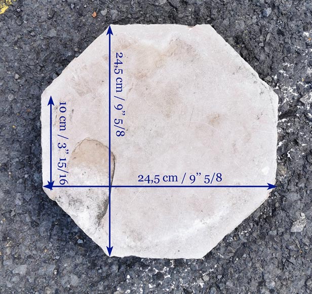 Lot de sol à cabochon en pierre marbrière épaisse, environ 7,5 m² Lot de sol à cabochon en pierre marbrière épaisse, environ 7,5 m²-11