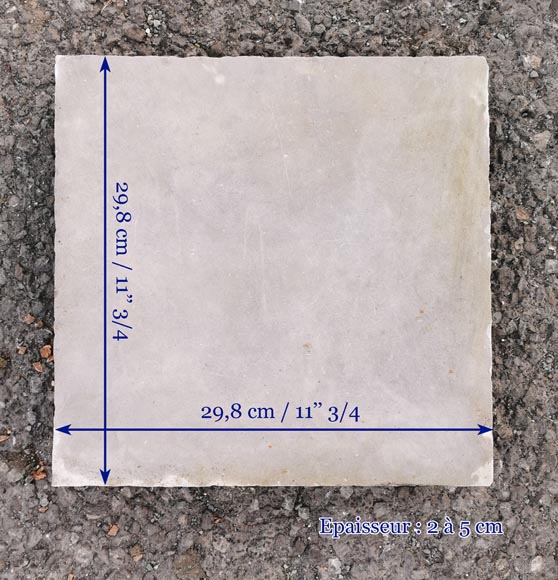 Lot d'environ 6,8 m² de dalles en pierre de soignies Lot d'environ 6,8 m² de dalles en pierre de soignies-8