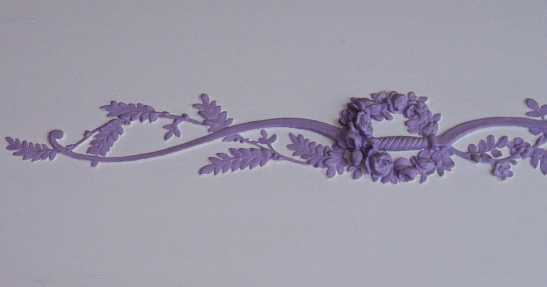 Trumeau ancien de style Louis XVI décoré d'un arc Trumeau ancien de style Louis XVI décoré d'un arc-2