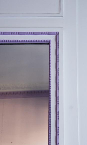 Trumeau ancien de style Louis XVI décoré d'un arc Trumeau ancien de style Louis XVI décoré d'un arc-3