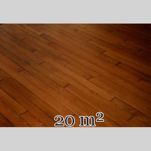 Lot de 20 m² de parquet ancien en chêne