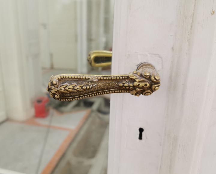 Grande double porte à carreaux, fin du XIXe siècle Grande double porte à carreaux, fin du XIXe siècle-3