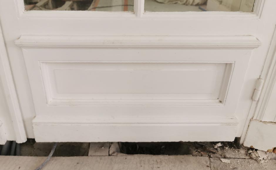 Grande double porte à carreaux, fin du XIXe siècle Grande double porte à carreaux, fin du XIXe siècle-4