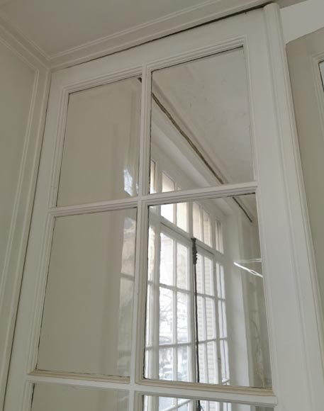 Paire de grandes doubles portes à carreaux, fin du XIXe siècle Paire de grandes doubles portes à carreaux, fin du XIXe siècle-2