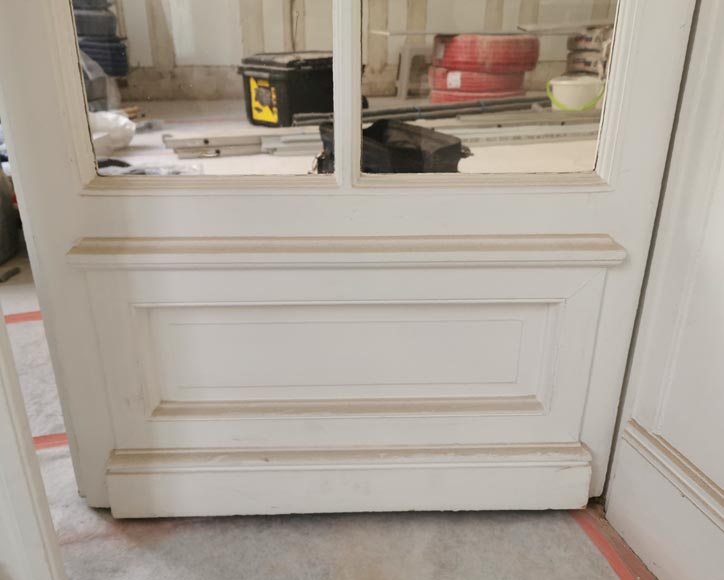 Paire de grandes doubles portes à carreaux, fin du XIXe siècle Paire de grandes doubles portes à carreaux, fin du XIXe siècle-5