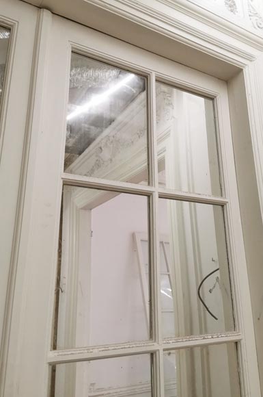 Grande double porte à miroirs, fin du XIXe siècle Grande double porte à miroirs, fin du XIXe siècle-1