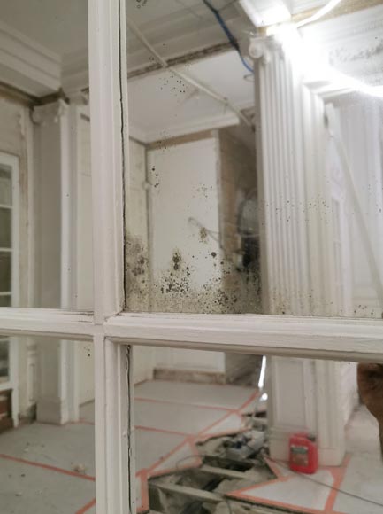 Grande double porte à miroirs, fin du XIXe siècle Grande double porte à miroirs, fin du XIXe siècle-6