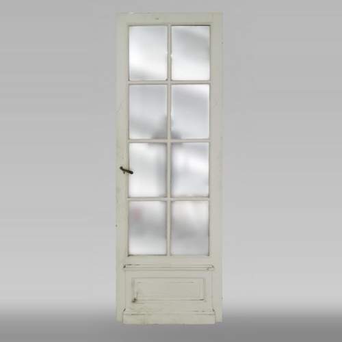 Porte simple à miroirs, fin du XIXe siècle