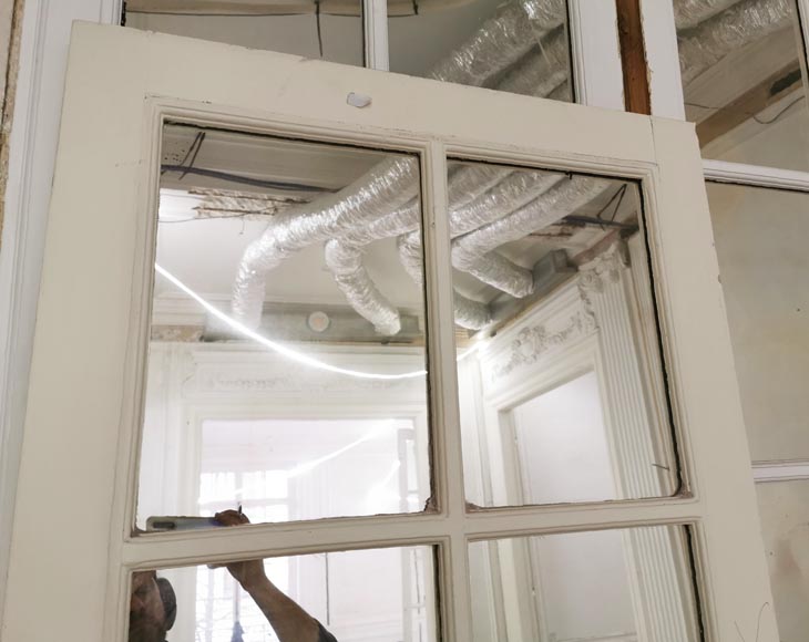 Porte simple à miroirs, fin du XIXe siècle Porte simple à miroirs, fin du XIXe siècle-2