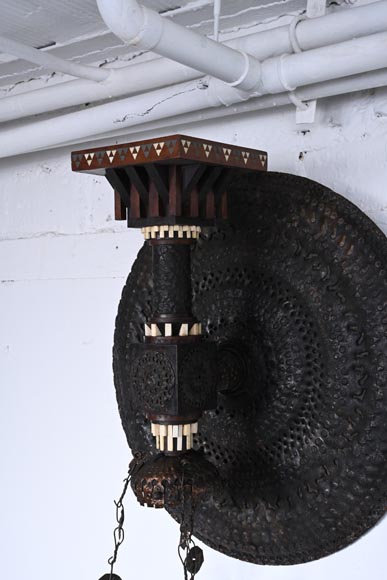 Carlo BUGATTI, Paire d’appliques de consoles murales de style mauresque, vers 1888 Carlo BUGATTI, Paire d’appliques de consoles murales de style mauresque, vers 1888-2