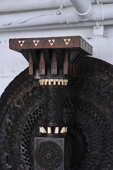 Carlo BUGATTI, Paire d’appliques de consoles murales de style mauresque, vers 1888 Carlo BUGATTI, Paire d’appliques de consoles murales de style mauresque, vers 1888-3