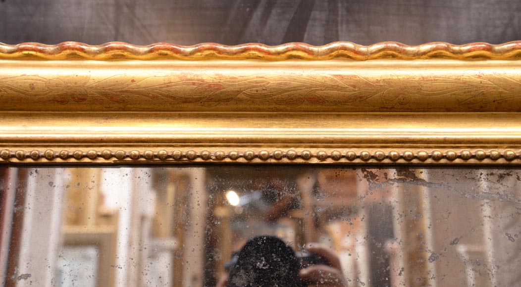 Miroir rectangulaire - style Louis Philippe Miroir rectangulaire - style Louis Philippe-1