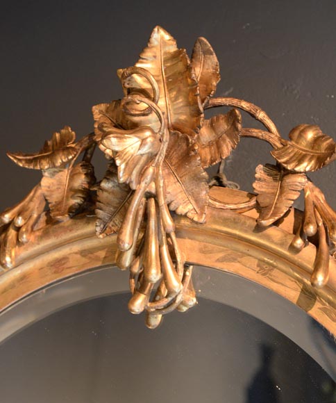 Miroir biseauté Napoléon III, seconde moitié du XIXe siècle  Miroir biseauté Napoléon III, seconde moitié du XIXe siècle -2