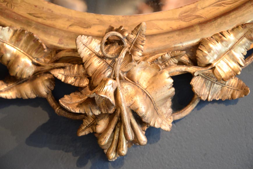 Miroir biseauté Napoléon III, seconde moitié du XIXe siècle  Miroir biseauté Napoléon III, seconde moitié du XIXe siècle -5