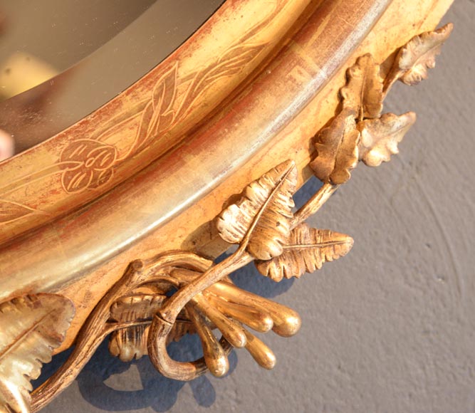 Miroir biseauté Napoléon III, seconde moitié du XIXe siècle  Miroir biseauté Napoléon III, seconde moitié du XIXe siècle -6