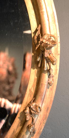 Miroir biseauté Napoléon III, seconde moitié du XIXe siècle  Miroir biseauté Napoléon III, seconde moitié du XIXe siècle -7