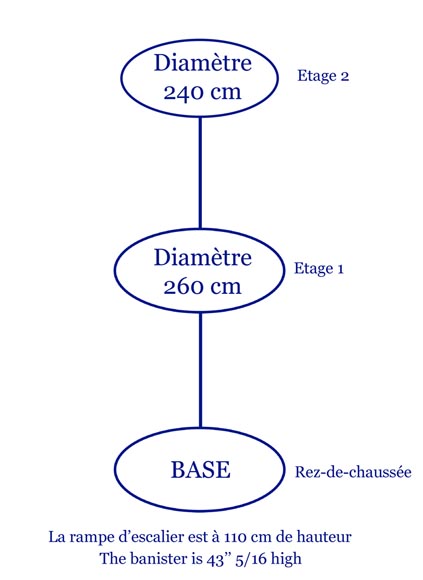 Escalier en inox en colimaçon, vers 1970 Escalier en inox en colimaçon, vers 1970-9