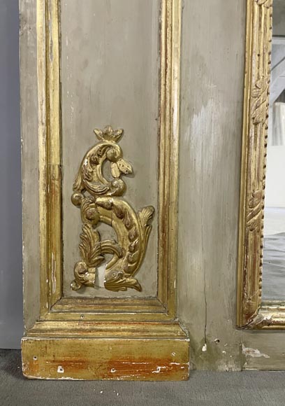 Trumeau d'époque Louis XV au paysage peint Trumeau d'époque Louis XV au paysage peint-12