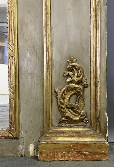 Trumeau d'époque Louis XV au paysage peint Trumeau d'époque Louis XV au paysage peint-14