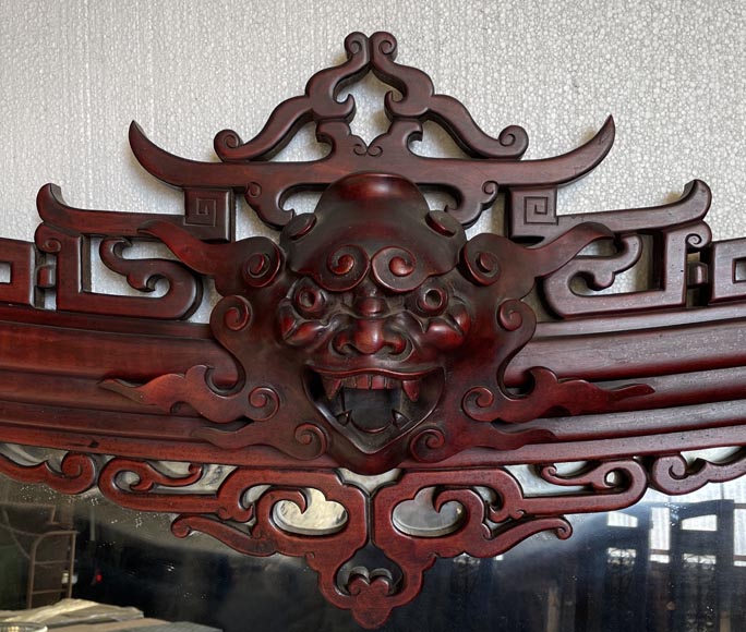 Gabriel VIARDOT (attr. à) - Trumeau japonisant à tête de démon Gabriel VIARDOT (attr. à) - Trumeau japonisant à tête de démon -2